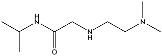 2-{[2-(dimethylamino)ethyl]amino}-N-(propan-2-yl)acetamide Structure