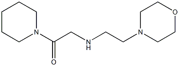 2-{[2-(morpholin-4-yl)ethyl]amino}-1-(piperidin-1-yl)ethan-1-one Structure