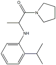 2-{[2-(propan-2-yl)phenyl]amino}-1-(pyrrolidin-1-yl)propan-1-one