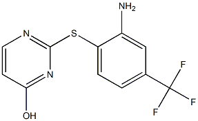 2-{[2-amino-4-(trifluoromethyl)phenyl]sulfanyl}pyrimidin-4-ol