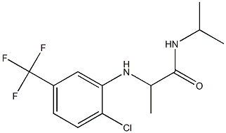 2-{[2-chloro-5-(trifluoromethyl)phenyl]amino}-N-(propan-2-yl)propanamide