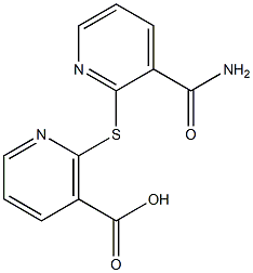 2-{[3-(aminocarbonyl)pyridin-2-yl]thio}nicotinic acid