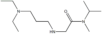 2-{[3-(diethylamino)propyl]amino}-N-methyl-N-(propan-2-yl)acetamide Structure