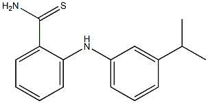  2-{[3-(propan-2-yl)phenyl]amino}benzene-1-carbothioamide