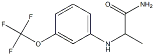 2-{[3-(trifluoromethoxy)phenyl]amino}propanamide