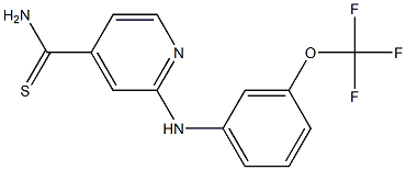 2-{[3-(trifluoromethoxy)phenyl]amino}pyridine-4-carbothioamide