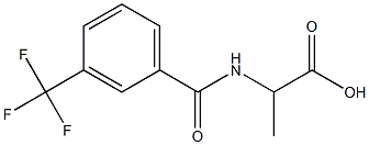 2-{[3-(trifluoromethyl)phenyl]formamido}propanoic acid 结构式