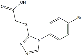 2-{[4-(4-bromophenyl)-4H-1,2,4-triazol-3-yl]sulfanyl}acetic acid