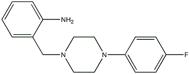 2-{[4-(4-fluorophenyl)piperazin-1-yl]methyl}aniline Structure