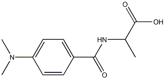 2-{[4-(dimethylamino)benzoyl]amino}propanoic acid|