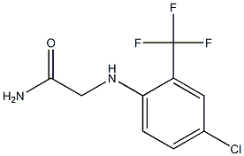 2-{[4-chloro-2-(trifluoromethyl)phenyl]amino}acetamide Structure