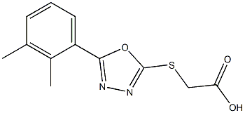 2-{[5-(2,3-dimethylphenyl)-1,3,4-oxadiazol-2-yl]sulfanyl}acetic acid|