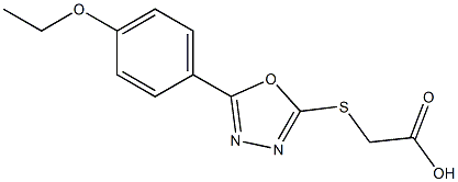  2-{[5-(4-ethoxyphenyl)-1,3,4-oxadiazol-2-yl]sulfanyl}acetic acid