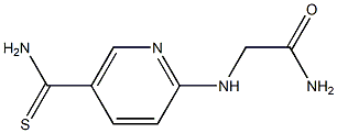 2-{[5-(aminocarbonothioyl)pyridin-2-yl]amino}acetamide Structure