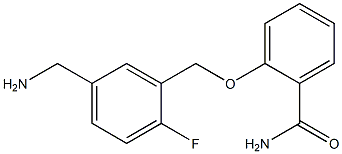 2-{[5-(aminomethyl)-2-fluorophenyl]methoxy}benzamide