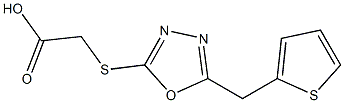  2-{[5-(thiophen-2-ylmethyl)-1,3,4-oxadiazol-2-yl]sulfanyl}acetic acid