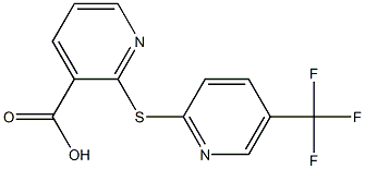 2-{[5-(trifluoromethyl)pyridin-2-yl]sulfanyl}pyridine-3-carboxylic acid