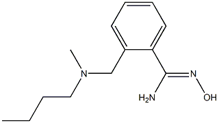 2-{[butyl(methyl)amino]methyl}-N'-hydroxybenzenecarboximidamide