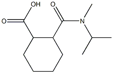 2-{[isopropyl(methyl)amino]carbonyl}cyclohexanecarboxylic acid 化学構造式