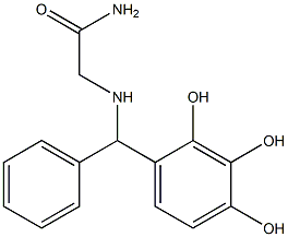 2-{[phenyl(2,3,4-trihydroxyphenyl)methyl]amino}acetamide|