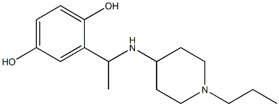 2-{1-[(1-propylpiperidin-4-yl)amino]ethyl}benzene-1,4-diol