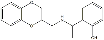 2-{1-[(2,3-dihydro-1,4-benzodioxin-2-ylmethyl)amino]ethyl}phenol