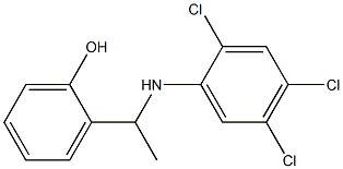 2-{1-[(2,4,5-trichlorophenyl)amino]ethyl}phenol|