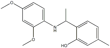 2-{1-[(2,4-dimethoxyphenyl)amino]ethyl}-5-methylphenol