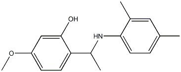 2-{1-[(2,4-dimethylphenyl)amino]ethyl}-5-methoxyphenol|