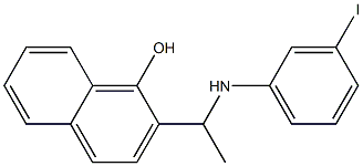  2-{1-[(3-iodophenyl)amino]ethyl}naphthalen-1-ol