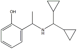 2-{1-[(dicyclopropylmethyl)amino]ethyl}phenol|