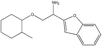 2-{1-amino-2-[(2-methylcyclohexyl)oxy]ethyl}-1-benzofuran