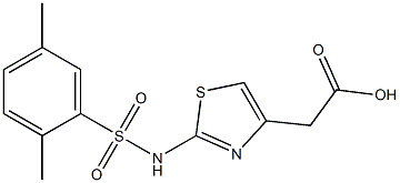 2-{2-[(2,5-dimethylbenzene)sulfonamido]-1,3-thiazol-4-yl}acetic acid