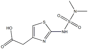 2-{2-[(dimethylsulfamoyl)amino]-1,3-thiazol-4-yl}acetic acid Structure