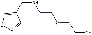 2-{2-[(thiophen-3-ylmethyl)amino]ethoxy}ethan-1-ol,,结构式
