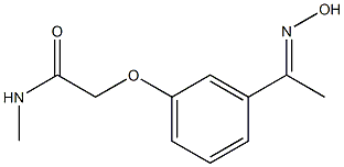 2-{3-[(1E)-N-hydroxyethanimidoyl]phenoxy}-N-methylacetamide