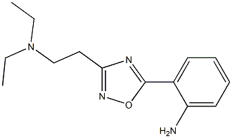 2-{3-[2-(diethylamino)ethyl]-1,2,4-oxadiazol-5-yl}aniline