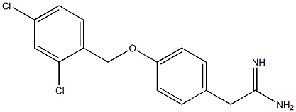  2-{4-[(2,4-dichlorophenyl)methoxy]phenyl}ethanimidamide