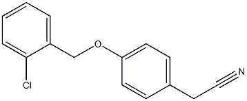  2-{4-[(2-chlorophenyl)methoxy]phenyl}acetonitrile