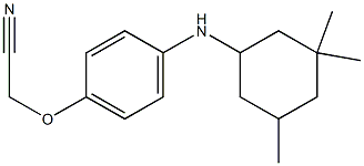 2-{4-[(3,3,5-trimethylcyclohexyl)amino]phenoxy}acetonitrile
