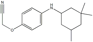  2-{4-[(3,3,5-trimethylcyclohexyl)amino]phenoxy}acetonitrile