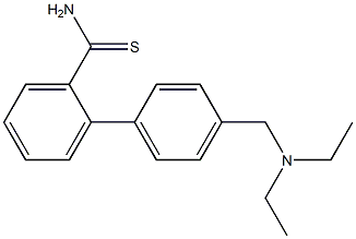 2-{4-[(diethylamino)methyl]phenyl}benzene-1-carbothioamide,,结构式