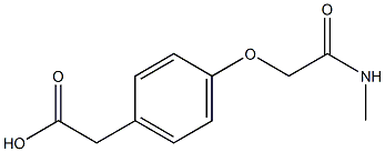  2-{4-[(methylcarbamoyl)methoxy]phenyl}acetic acid