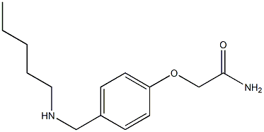 2-{4-[(pentylamino)methyl]phenoxy}acetamide|