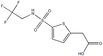 2-{5-[(2,2,2-trifluoroethyl)sulfamoyl]thiophen-2-yl}acetic acid