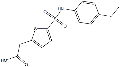 2-{5-[(4-ethylphenyl)sulfamoyl]thiophen-2-yl}acetic acid