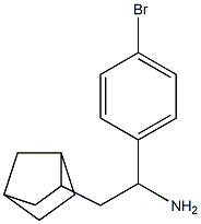 2-{bicyclo[2.2.1]heptan-2-yl}-1-(4-bromophenyl)ethan-1-amine 结构式