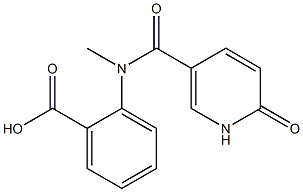 2-{methyl[(6-oxo-1,6-dihydropyridin-3-yl)carbonyl]amino}benzoic acid