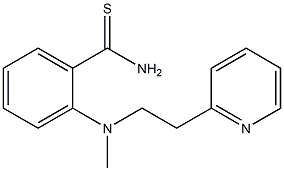 2-{methyl[2-(pyridin-2-yl)ethyl]amino}benzene-1-carbothioamide Structure