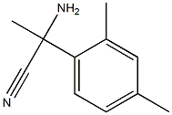 2-amino-2-(2,4-dimethylphenyl)propanenitrile Struktur